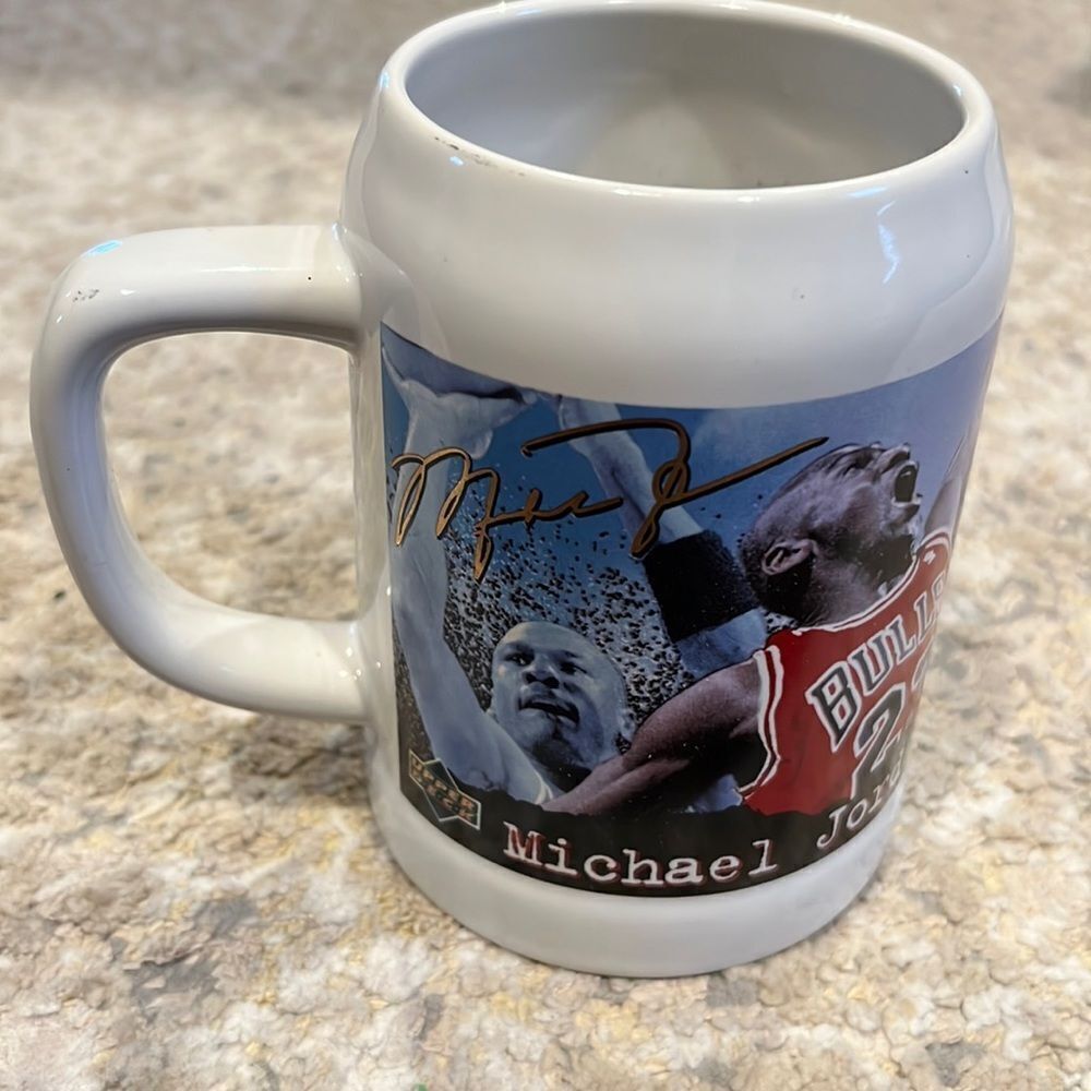 Michael Jordan Commemorative Tankard Stein
Beer Mug Collectibles Chicago Bulls